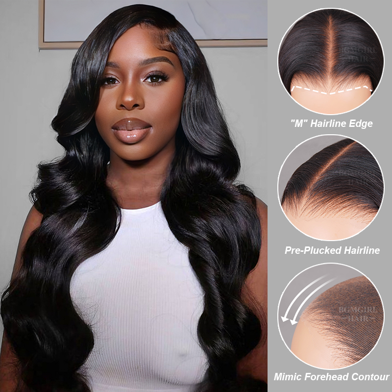 M-cap Body Wave 9x6 Wear Go Wig