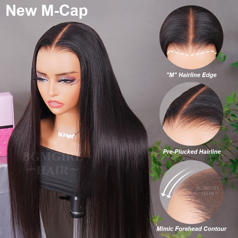 Pre Cut Lace Wig M-cap Straight 9x6 Wear Go Wig