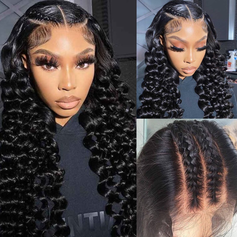 hd lace wig loose deep wave wig