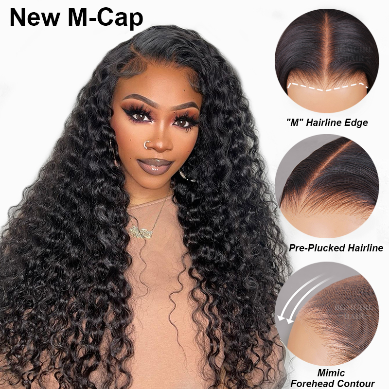 Jerry Curl Wig M-cap Deep Wave 9x6 Wear Go Wig