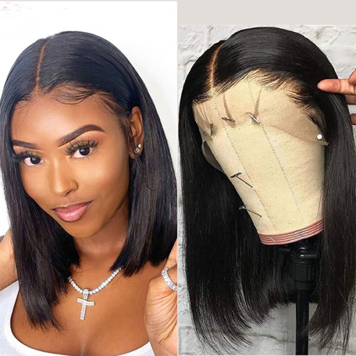 10 Inch Straight Lace Front Wig