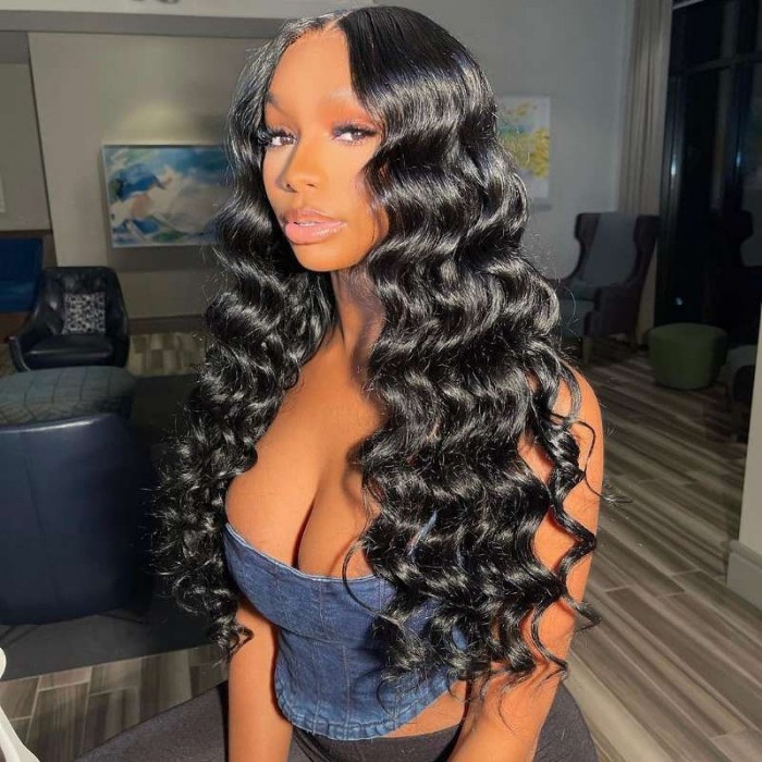 Loose Deep Wave Wear & Go Glueless 180% HD Lace Closure Wig Afterpay Wigs