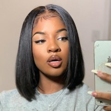 Straight Bob 13*4 Lace Front Wigs | BGM Hair
