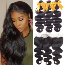 Body Wave Bundles With Frontal Human Hair Extensions | BGMGirl