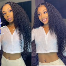 closure wig kinky curly wig