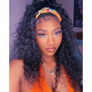 Water Wave Headband Human Hair Wig | BGMGirl