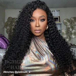 M-cap Water Wave 9x6 Wear Go Wig HD Lace Pre-Bleached Tiny Knots Pre-Plucked Natural Hairline Glueless Wig | BGMgirl Hair