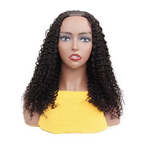 Kinky Curly U Part Human Hair Wig | BGMGirl