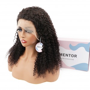 MENTOR Kinky Curly Wig 13x4 Lace Front Wig Human Hair