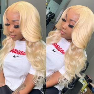 Blonde 613 Body Wave Wear Go Wig 6x4 Lace Closure 180% Density Color Glueless Wig | BGMgirl Hair
