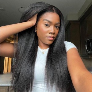 Kinky Straight 13*6 Lace Front Wig | BGM Hair