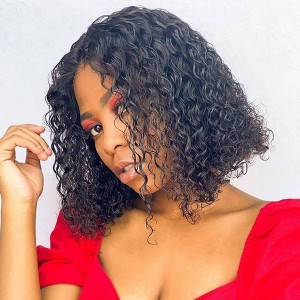 Water Wave Short Bob Lace Closure Wig | BGM Hair