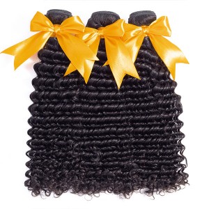 Deep Wave 3 Bundles Human Hair Extensions | BGMGirl