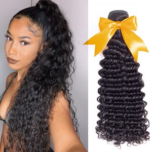 Deep Wave 3 Bundles Human Hair Extensions | BGMGirl