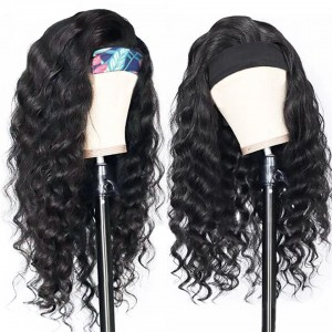 Loose Deep Wave Headband Human Hair Wig | BGMGirl
