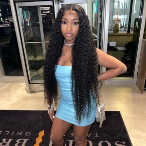 Supor Long Water Wave 13x4 Human Hair Wig | BGM Hair
