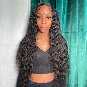 Supor Long Water Wave 13x4 Human Hair Wig | BGM Hair