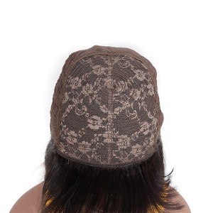 99J Burgundy Straight Wig With Bangs | BGM Hair