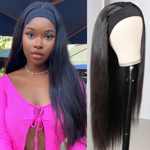 Straight Headband Human Hair Wig | BGMGirl