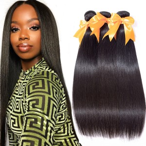 Straight 3 Bundles Human Hair Extensions | BGMGirl