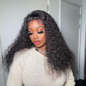 Kinky Curly Wear & Go Glueless Wig HD Lace Closure 180% Density Wig | BGM Hair