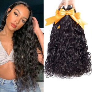 Natural Wave 3 Bundles Human Hair Extensions | BGMGirl