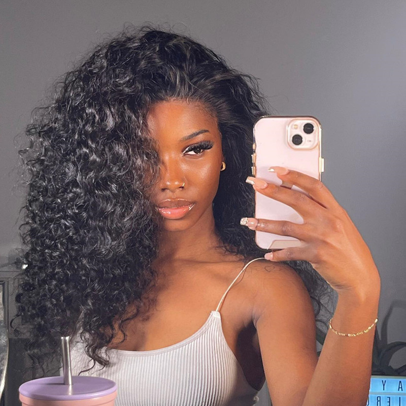 9x6 M-Cap Water Wave Wear Go Wig Pre Bleached Tiny Knots Transparent Lace Glueless Wig | BGMgirl Hair