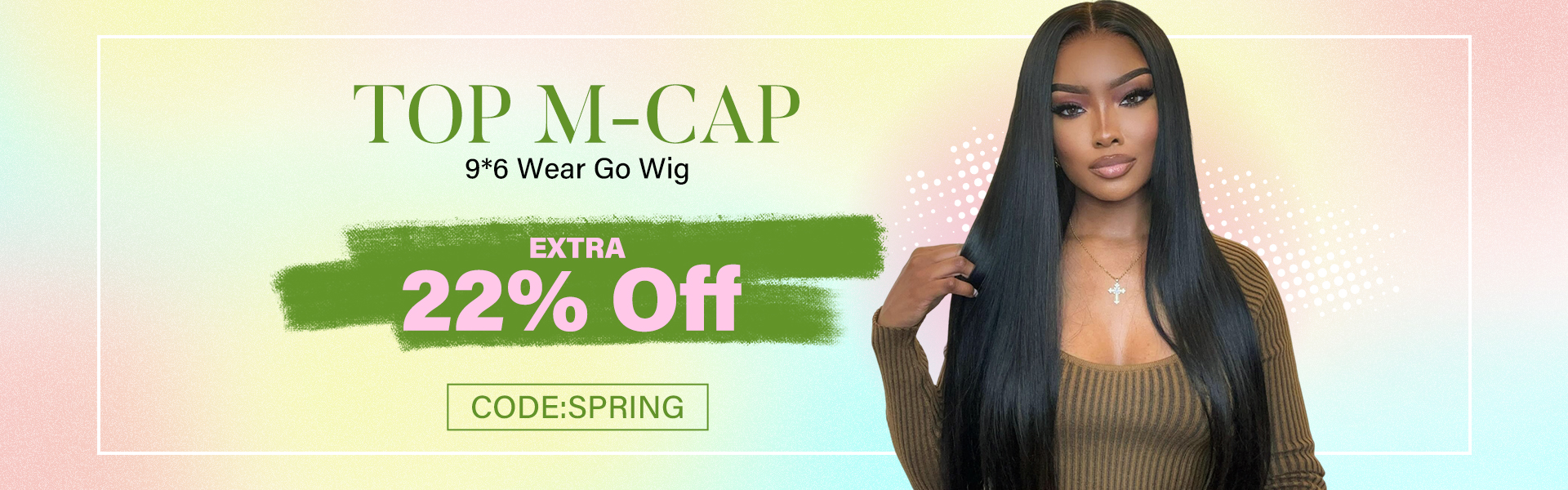 Upgrade Mcap 9x6 Wear Go Wig