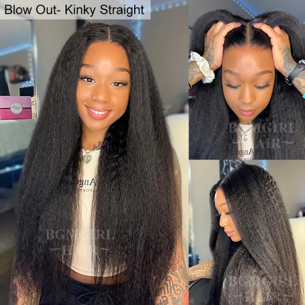 9x6 kinky striaght wear and go glueless wigs black history month