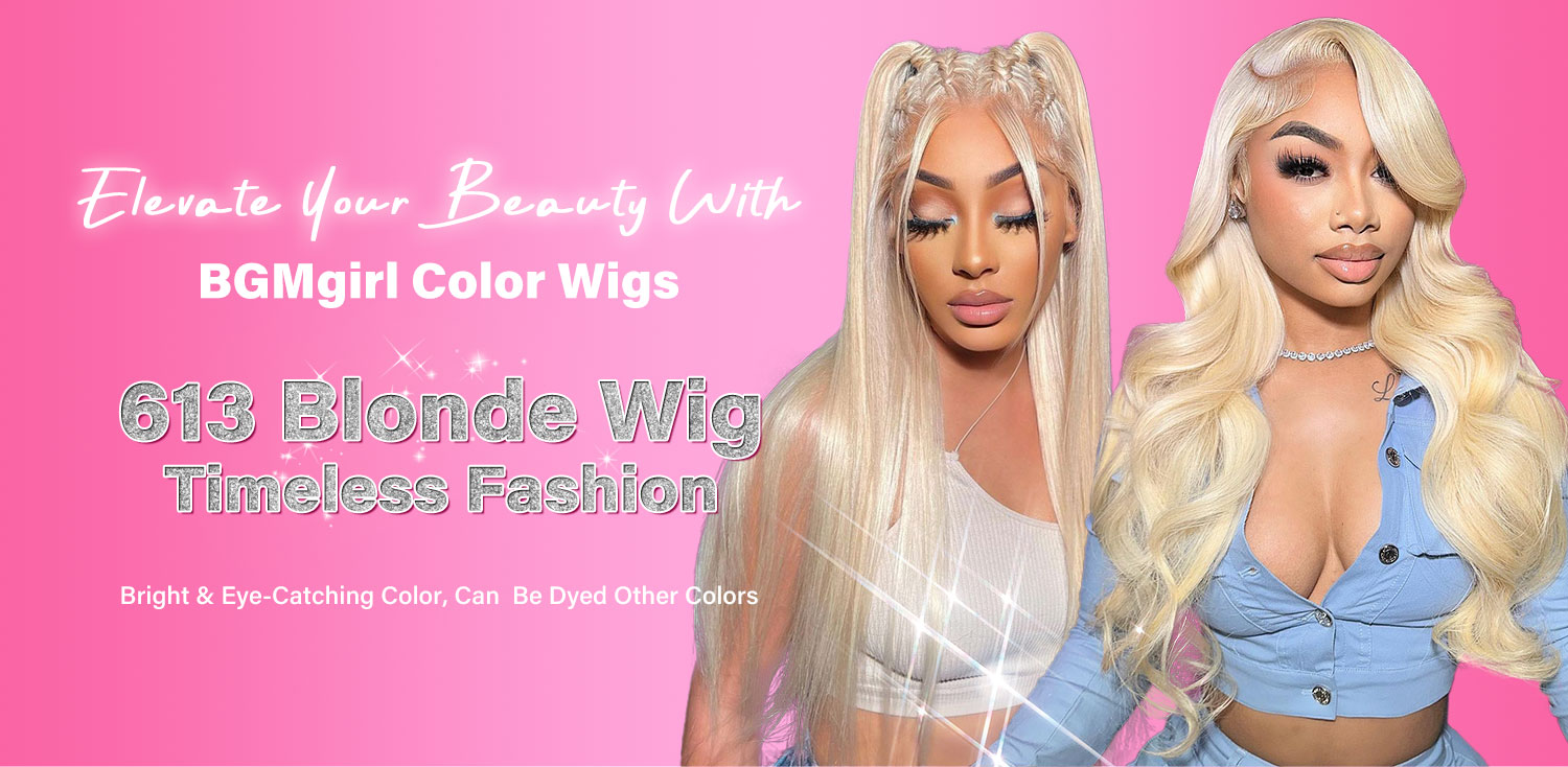 613 blonde lace front wig