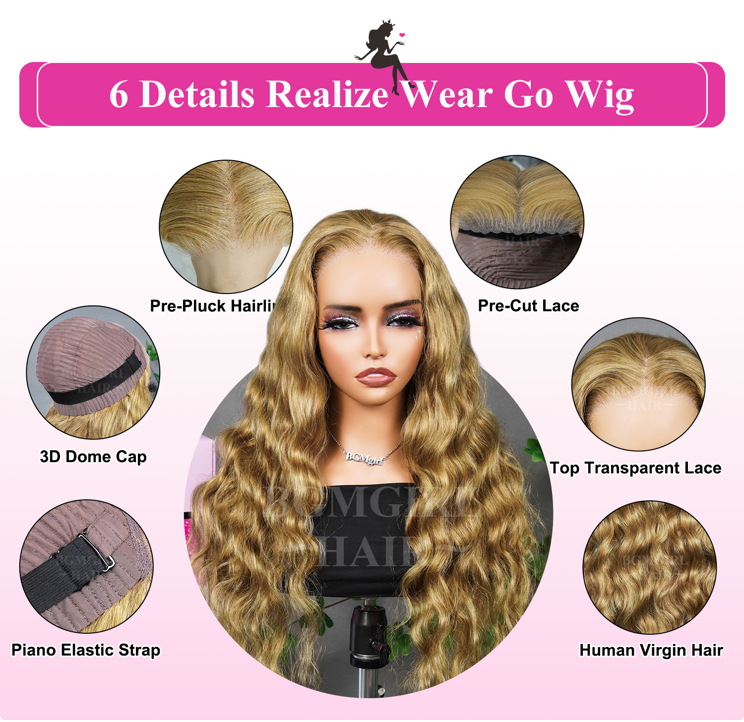 ready to wear glueless wigs