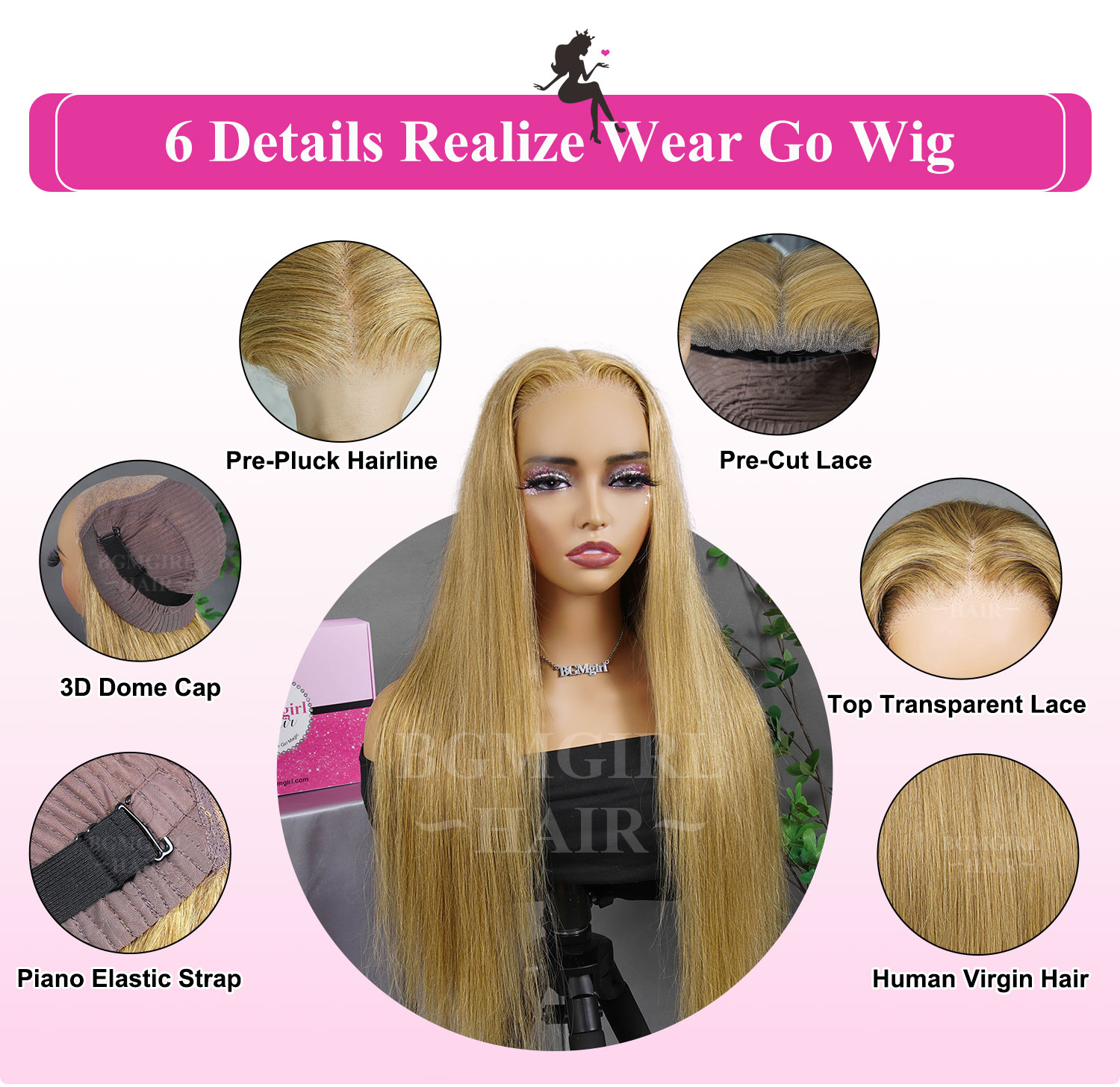 ready to wear glueless wigs