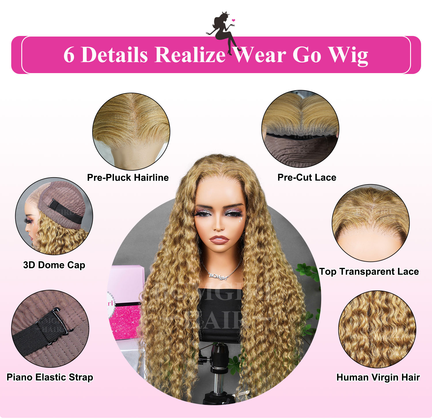 ready to wear glueless wigs