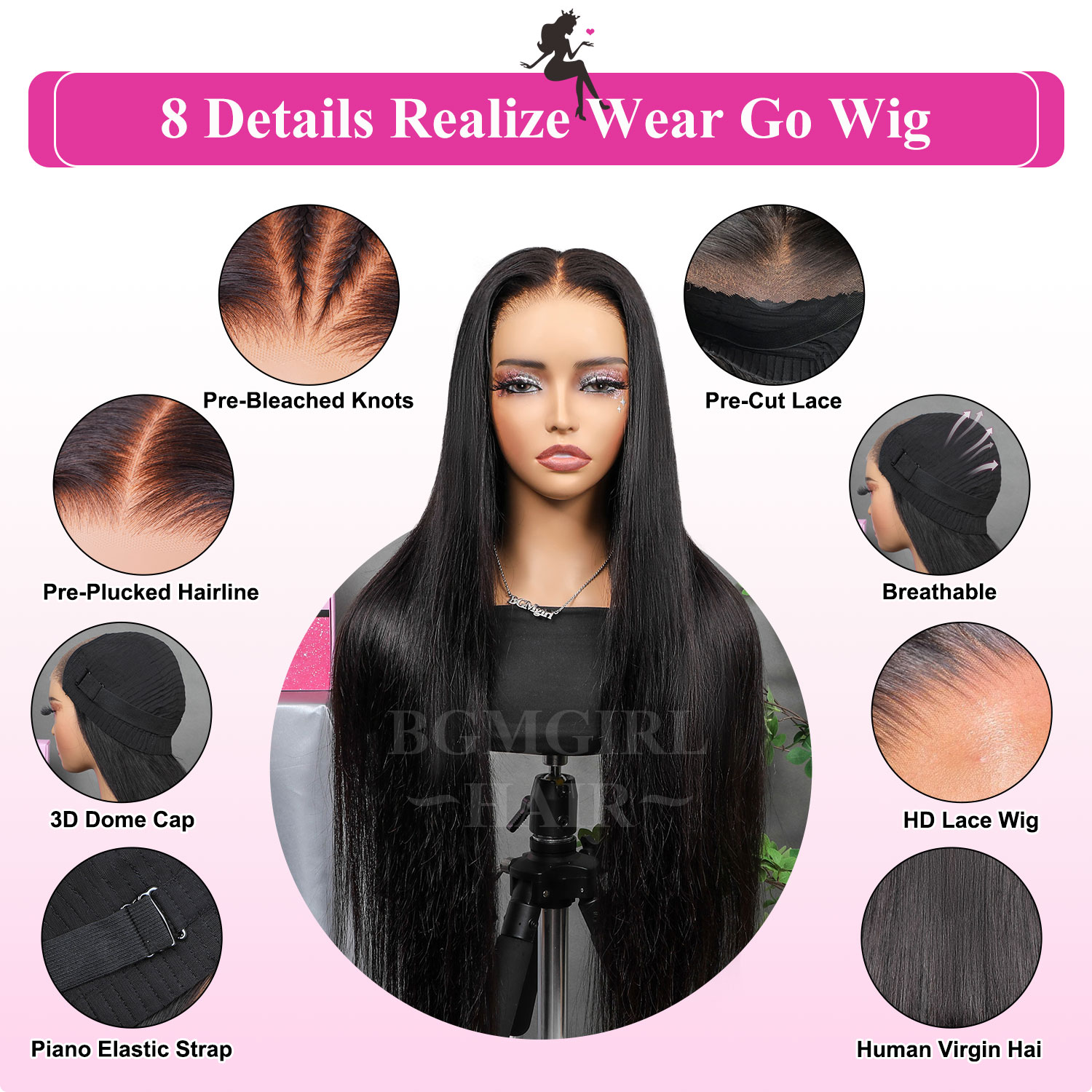 ready to wear glueless wigs