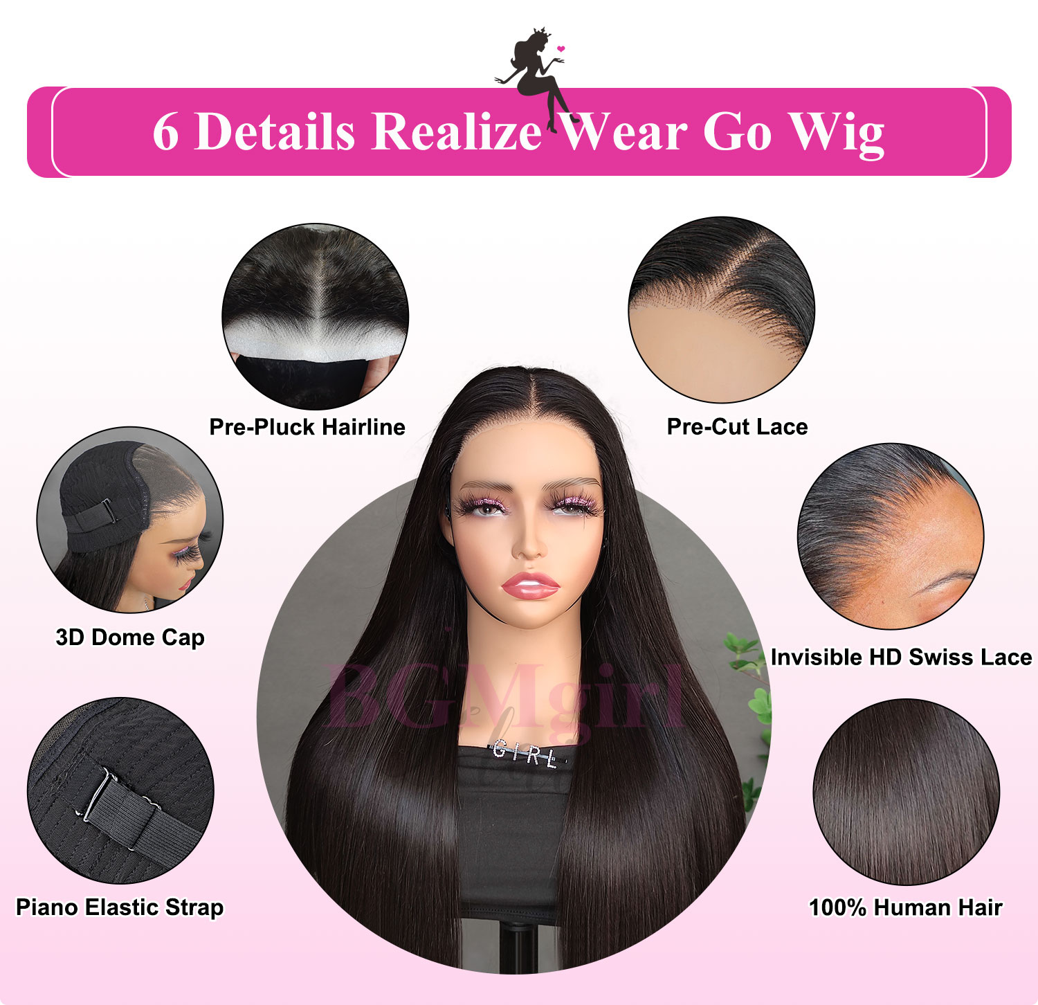 ready to wear glueless wigs
